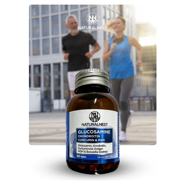 Naturalnest Glucosamine Chondroitin Curcumin Msm 60 Tablet - Görsel 7