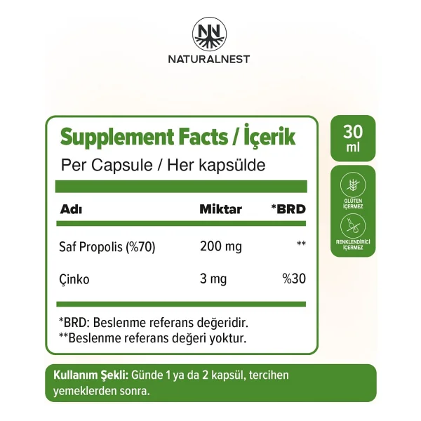 Naturalnest Propolis Damla 30 Ml - Görsel 2