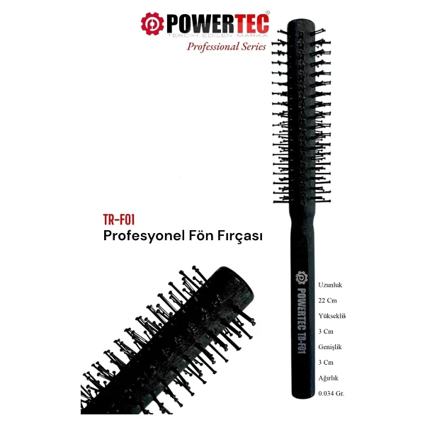 Powertec Tr-F01 Profesyonel Fön Fırçası - Görsel 3
