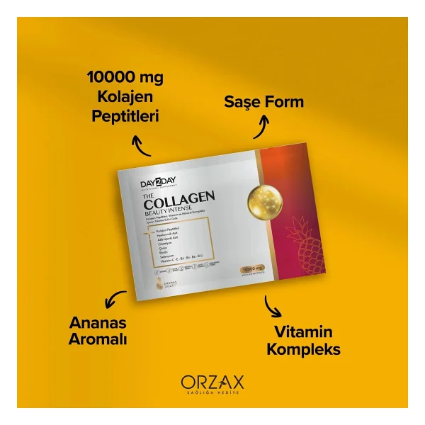 Day2day The Collagen Beauty Intense Ananas Aromalı 30 Saşe - Görsel 8