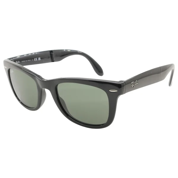 Ray-Ban Wayfarer Folding 4105 601 Black-Green Güneş Gözlüğü - Görsel 9