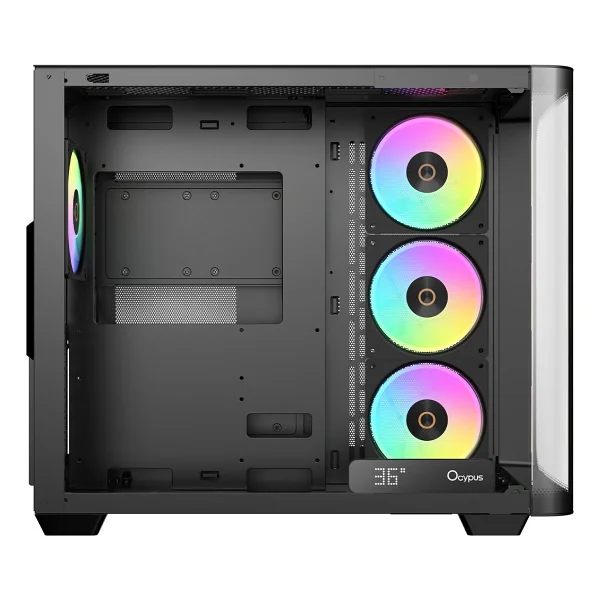 Ocypus Iota C70 Black Curve Argb Digital Tempered Glass USB 3.0 850w 80+ Gold Atx 3.1 Gen5 Atx Mid Tower Kasa - Görsel 7