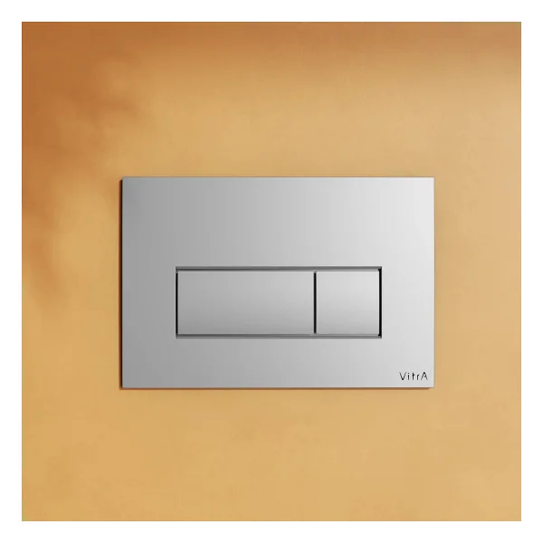 Vitra Root Square 740-2380 Parlak Krom Kumanda Paneli - Görsel 3