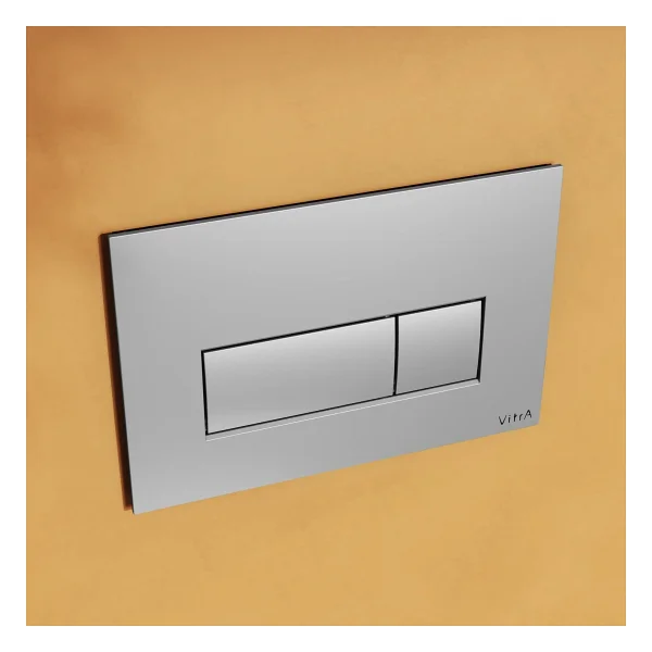 Vitra Root Square 740-2380 Parlak Krom Kumanda Paneli - Görsel 4