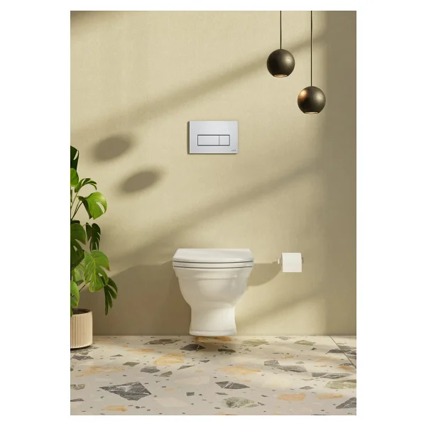 Vitra Root Square 740-2380 Parlak Krom Kumanda Paneli - Görsel 5