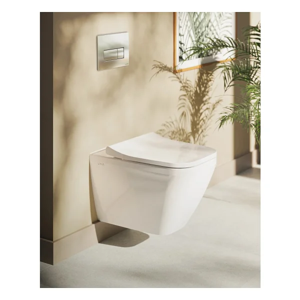 Vitra Root Square 740-2380 Parlak Krom Kumanda Paneli - Görsel 6