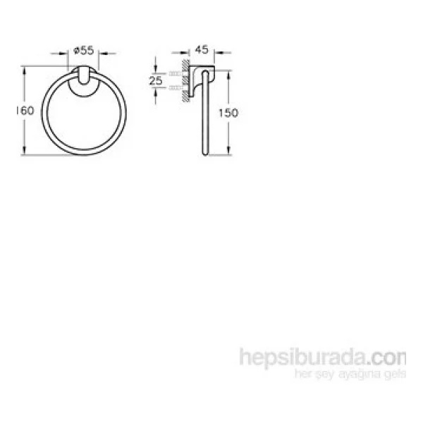 Artema A44943 Marin Halka Havluluk - Görsel 7