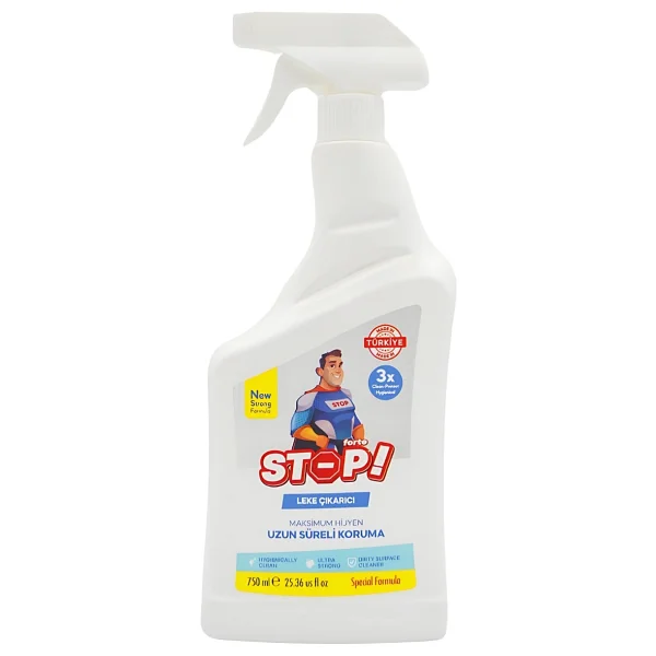 Stop Forte Zorlu Leke Seti 6 X 750 Ml Leke, Derz,Yağ,Kir Temizleyici - Görsel 2
