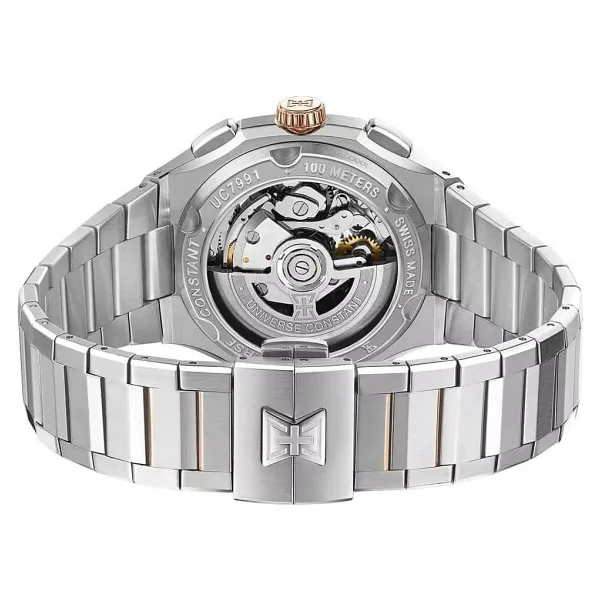 Universe Constant Nebulon Chrono UC7991 Rose Gold-Kahverengi Erkek Kol Saati - Görsel 4
