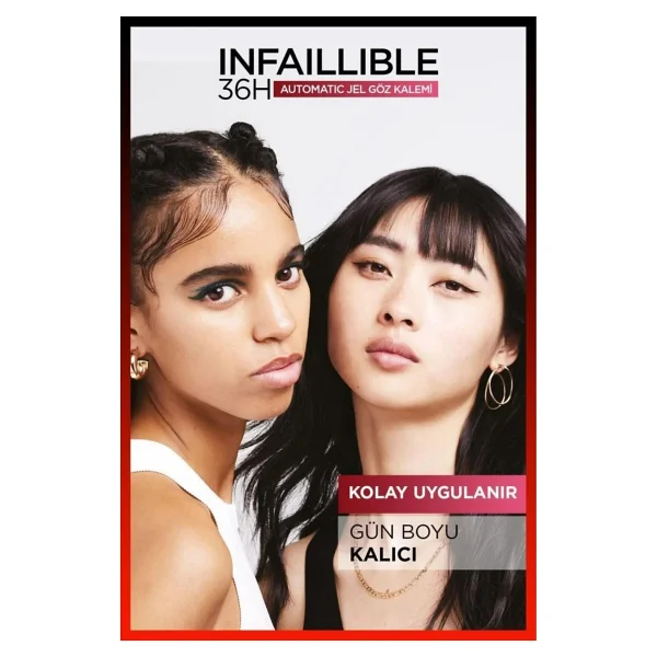L'oreal Paris Automatic Infaillible 13 Velvet Bordeaux Jel Göz Kalemi - Görsel 7
