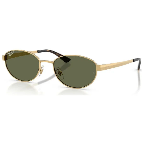 Ray-Ban 3774d 001/9a Arista Gold-Green Polarize Güneş Gözlüğü - Görsel 4