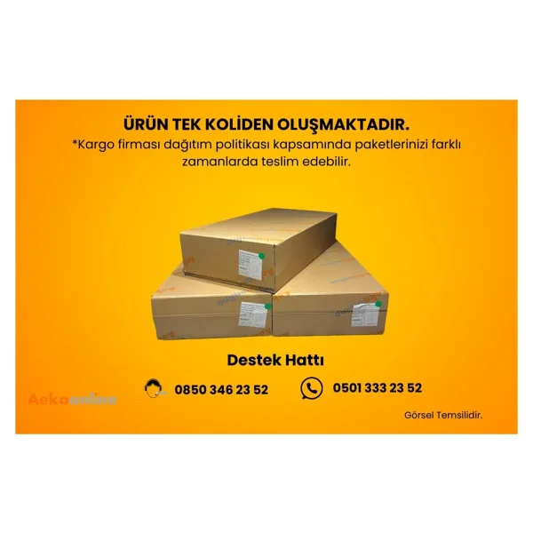 Aeka A-2029 İnci 2 Çekmeceli Komodin - Görsel 6
