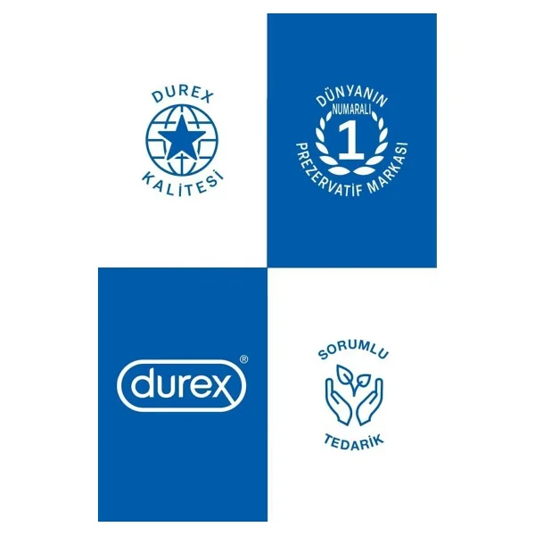 Durex Naturals Doğal Kayganlaştırıcılı 40'lı İnce Prezervatif - Görsel 10