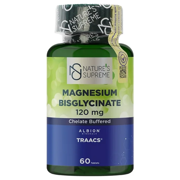 Nature's Supreme Magnesium Bisglycinate 120 Mg 60 Tablet - Görsel 9