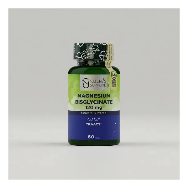 Nature's Supreme Magnesium Bisglycinate 120 Mg 60 Tablet - Görsel 7