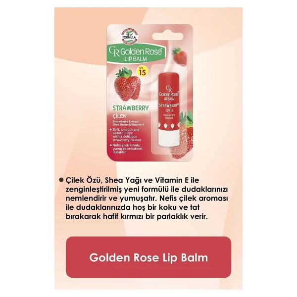 Golden Rose Lip Balm Spf 15 - Görsel 2