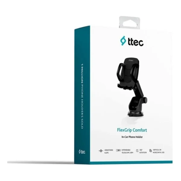 Ttec Flexgrip Comfort 2tt24 Vakumlu Araç Telefon Tutucu - Görsel 7