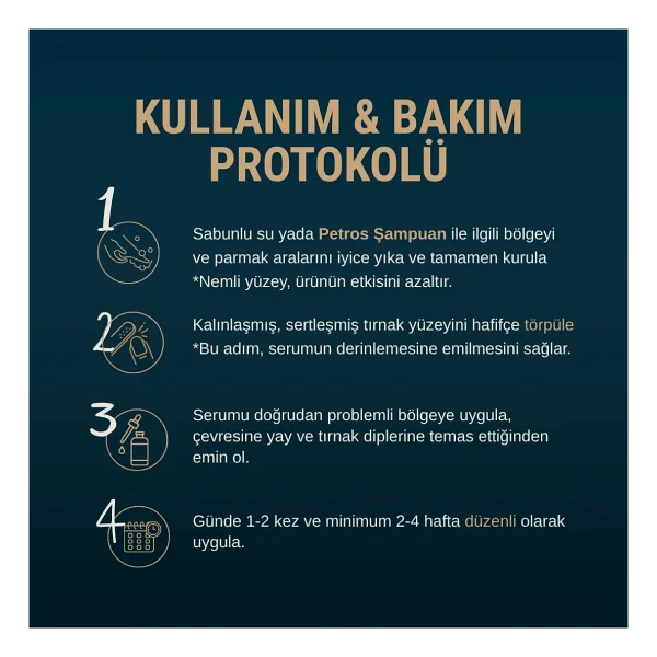 Petros Yoğun Tırnak Bakım Serumu Kalınlaşmış Ve Sararmış Tırnaklar İçin Profesyonel Bakım - Görsel 4