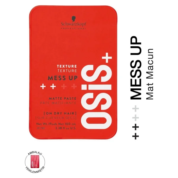 Osis Mess Up Mat Şekillendirici Krem Wax 100 Ml - Görsel 3