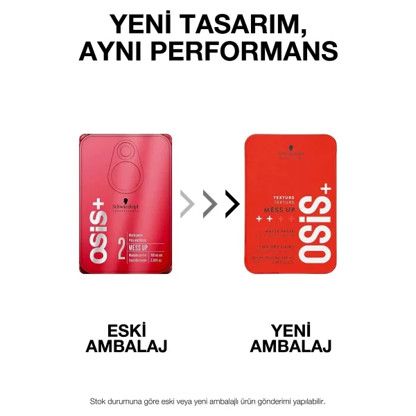 Osis Mess Up Mat Şekillendirici Krem Wax 100 Ml - Görsel 4