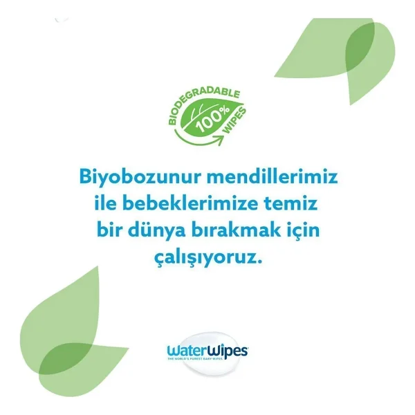 Waterwipes Sensitive Yenidoğan 60 Yaprak 4'lü Paket Islak Mendil - Görsel 8