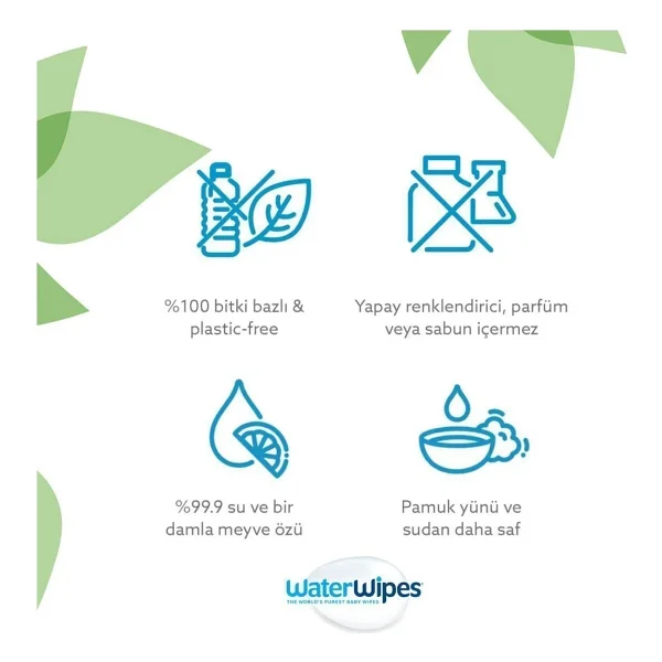 Waterwipes Sensitive Yenidoğan 60 Yaprak 4'lü Paket Islak Mendil - Görsel 10