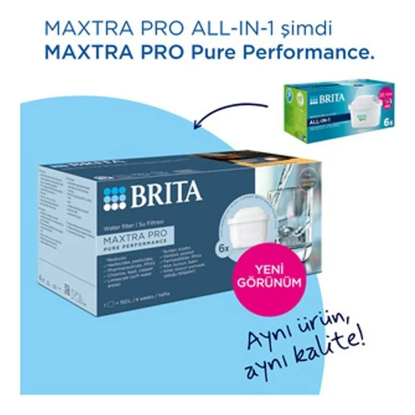 Brita Maxtra Pro Pure Performance Filtre 6'lı 5 Adet - Görsel 2