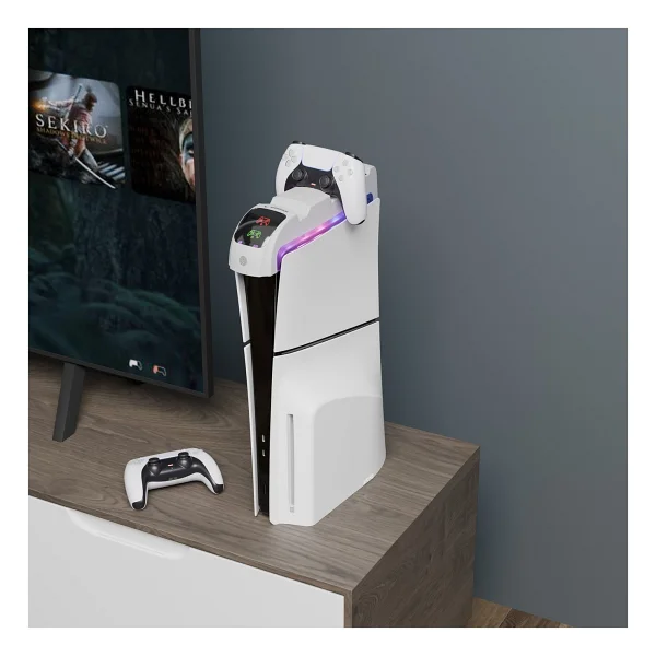 Rampage Rp-PS5 S Playstation 5 Işıklı Hızlı Şarj İstasyonu - Görsel 8