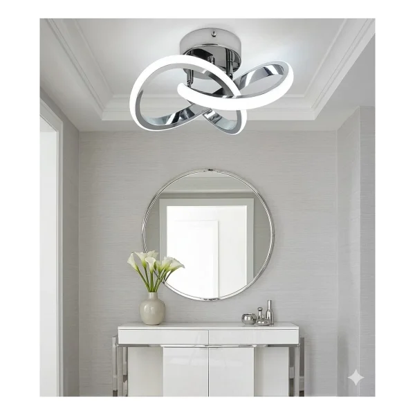 Lzy Kar Çiçeği Modern Plafonyer LED Avize - Görsel 2