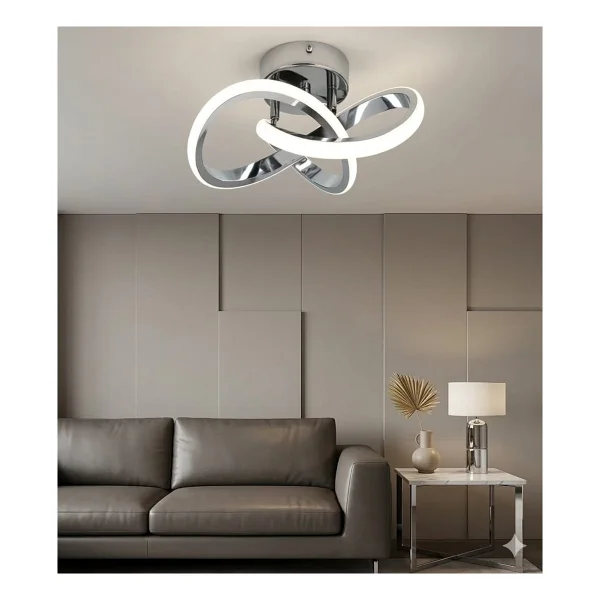Lzy Kar Çiçeği Modern Plafonyer LED Avize - Görsel 5
