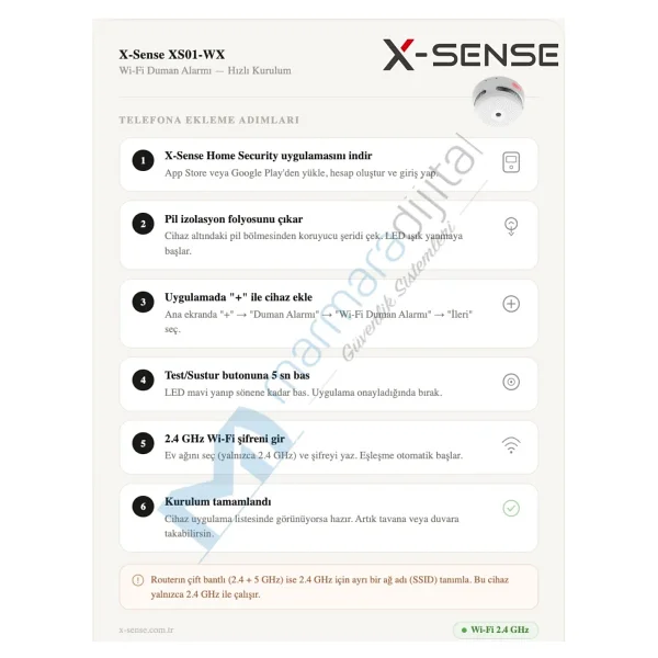 X-Sense Xs01-Wx Akıllı Duman Dedektörü - Görsel 9