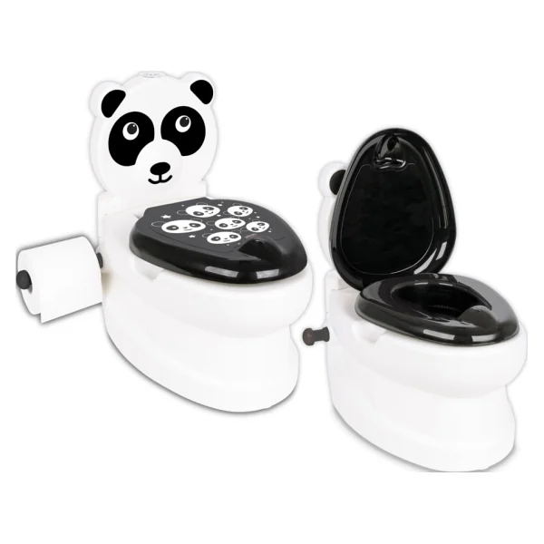Pilsan Eğitici Eğlenceli Panda Tuvalet Beyaz Renkli Ergonomik Tasarıma Sahip Çocuklar İçin - Görsel 2