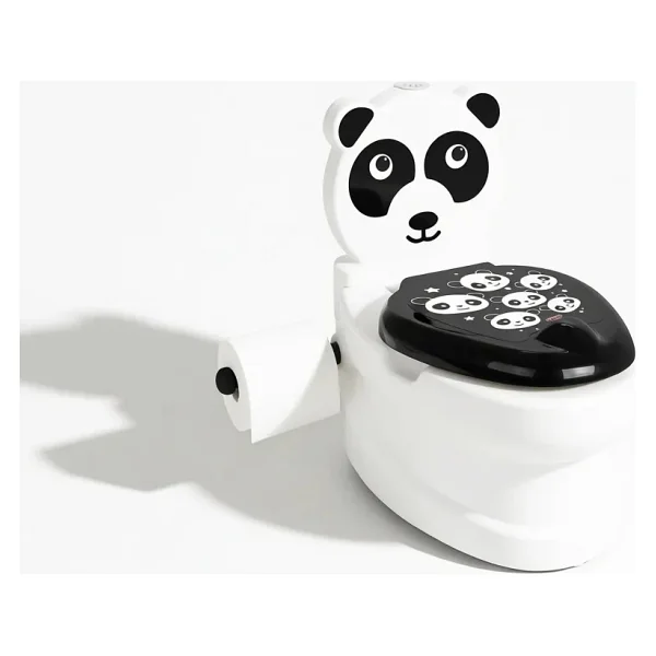 Pilsan Eğitici Eğlenceli Panda Tuvalet Beyaz Renkli Ergonomik Tasarıma Sahip Çocuklar İçin - Görsel 10