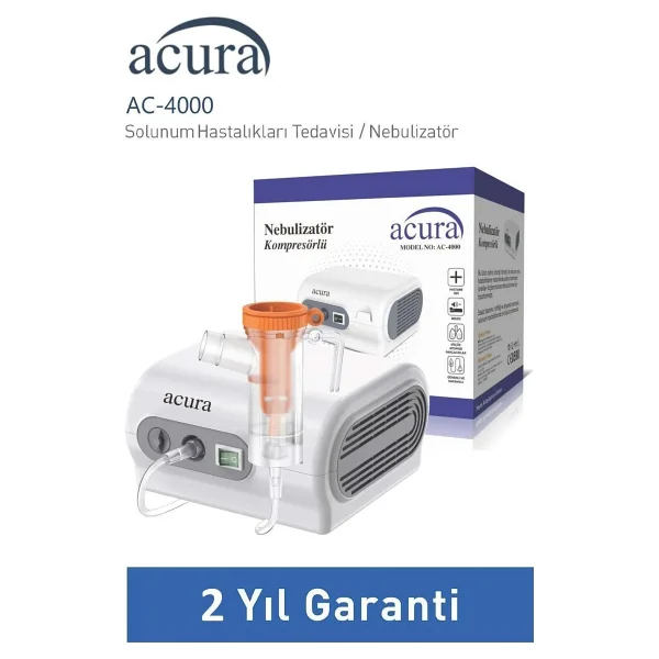 Acura Ac-4000 Dayanıklı Nebulizatör Hızlı Tedavi Süresi Sunan Kullanım Kolaylığı İle - Görsel 6