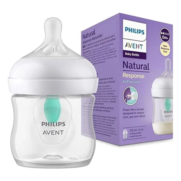 Philips Avent Doğal Tepkili Antikolik Valfli Biberon Seti 125 Ml & 260 Ml Plastik Malzemeden - Görsel 3