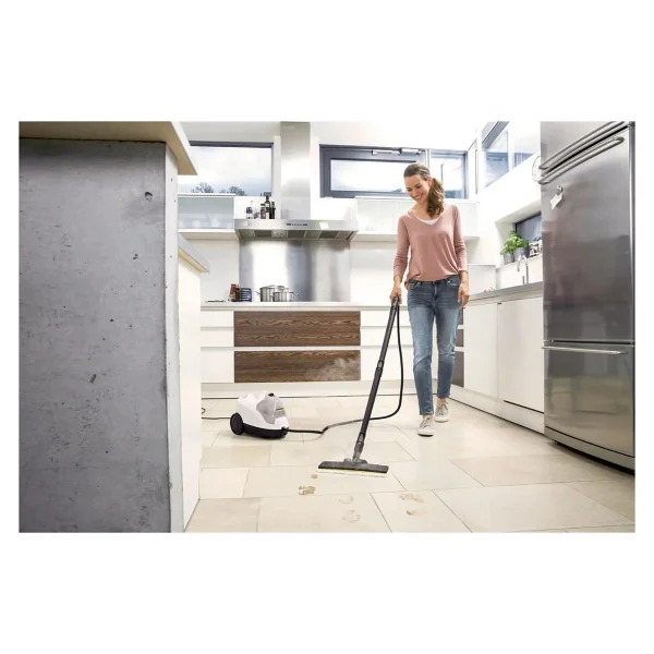 Karcher Sc4 Easyfix Prime 2200 W Buharlı Temizlik Makinesi Cam Ve Halı Aparatlı 30 Bezli Set - Beyaz - Görsel 9