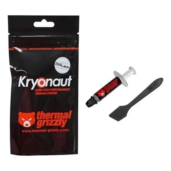Thermal Grizzly Kryonaut 1gr Yüksek Performanslı Termal Macun Gri İşlemci Soğutma İçin İdeal - Görsel 2