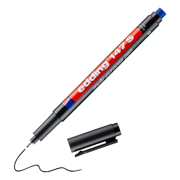 Edding 147s 0.3 Mm Silgili Asetat Kalemi Siyah - Görsel 9