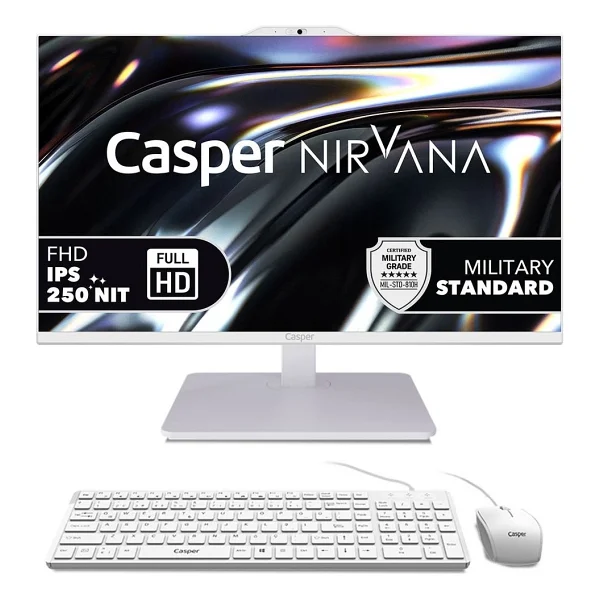 Casper Nirvana A80.1342-Av00x-V-B İ5-13420h 12 GB 500 GB SSD UHD Graphics 23.8" Full HD All İn One PC - Görsel 6