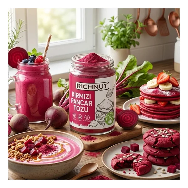 Richnut Kırmızı Pancar Tozu 150 Gr - Görsel 3