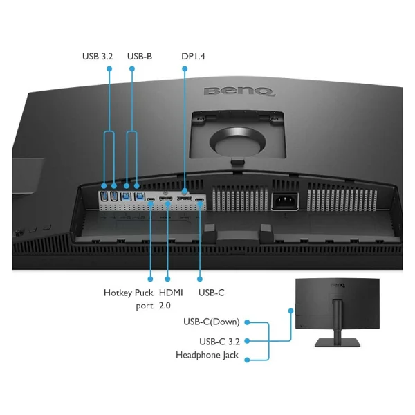 Benq Pd2705u 27" 5 Ms 4K Pivot Ips 60 Hz Monitör - Görsel 5