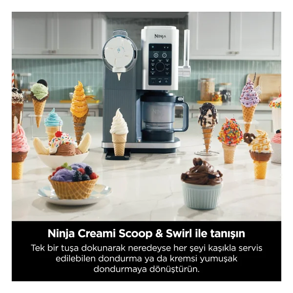 Ninja Swirl By Creami 13in1 Inox Dondurma Makinesi - Görsel 7