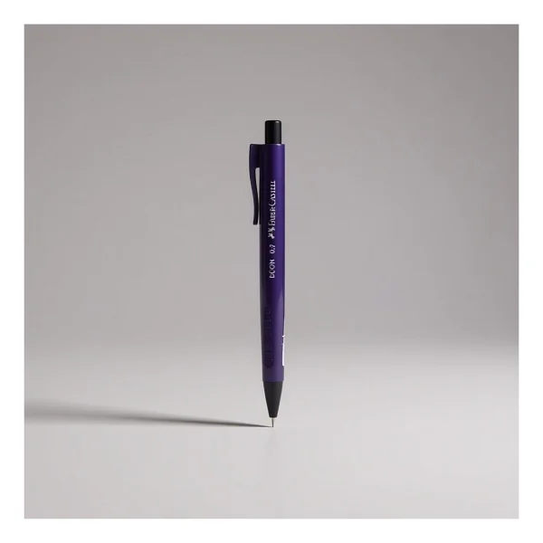 Faber-Castell Econ Versatil 0,7 Mm Uçlu Kalem Seti 12 Adet Metal Gövdeli Şeffaf Ve Koyu Renkler - Görsel 2