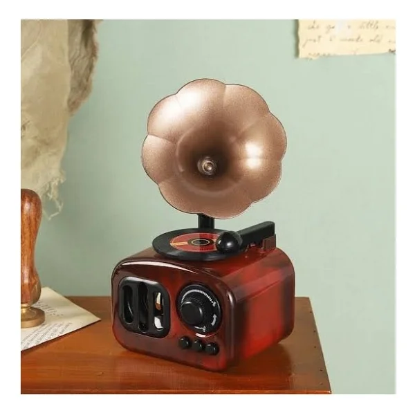 Gramofon Müzik Kutusu - Çok Renkli - Görsel 6
