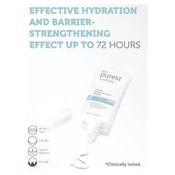 The Purest Solutions 50 Ml Yoğun Nemlendirici Cilt Bakım Kremi Atopik Ciltler İçin Arındırıcı Etki - Görsel 2