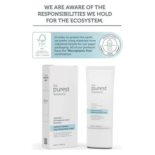 The Purest Solutions 50 Ml Yoğun Nemlendirici Cilt Bakım Kremi Atopik Ciltler İçin Arındırıcı Etki - Görsel 3
