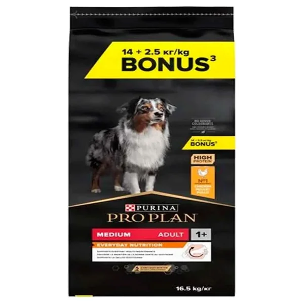 Pro Plan Medium Adult Tavuklu 16.5 Kg Orta Irk Yetişkin Köpek Maması - Görsel 4