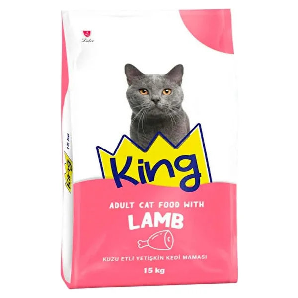 Lider King Kuzu Etli Pirinçli 15 Kg Yetişkin Kedi Maması - Görsel 2