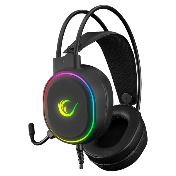 Rampage Rogue RGB 7.1 USB Kablolu Kulak Üstü Oyuncu Kulaklığı - Görsel 2