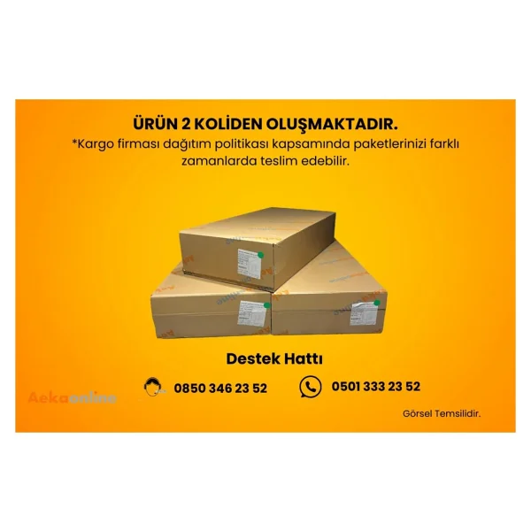 Aeka Ae-3030 Duygu 5 Kapaklı Çok Amaçlı Dolap - Görsel 5